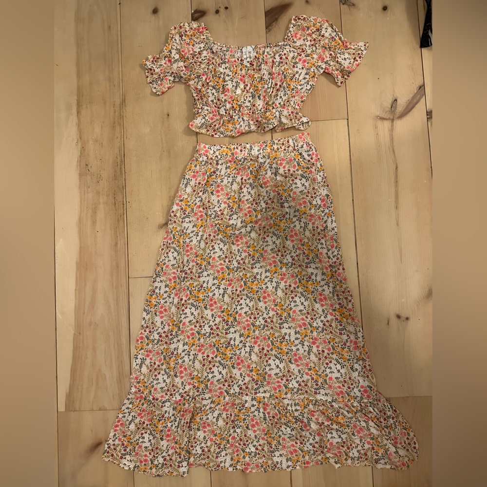 Floral Two Piece Set